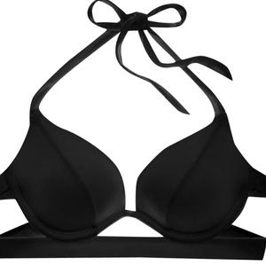 Black Victoria’s Secret Push-up Bikini Top